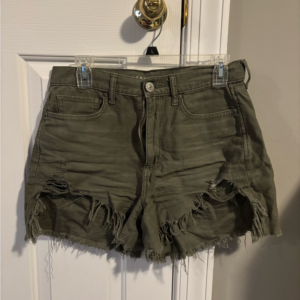 American Eagle Outfitters Olive Jean Shorts